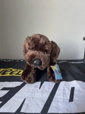 GANZ Webkinz Chocolate Lab HM138 With Sealed Code Brown Puppy Dog