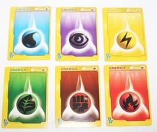 Pokemon 2001 Japanese TCG VS E-Series Complete Energy Cards Set of 6 - NICE!