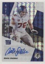 2020 Panini Mosaic Auto Mosaic Nate Solder #AM12 Auto 7i2