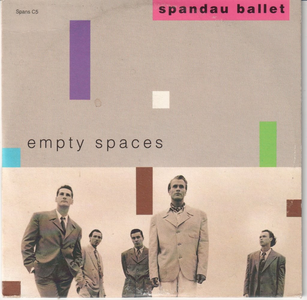 Spandau Ballet Empty Spaces CD UK Cbs 1989 in card sleeve b/w with the pride