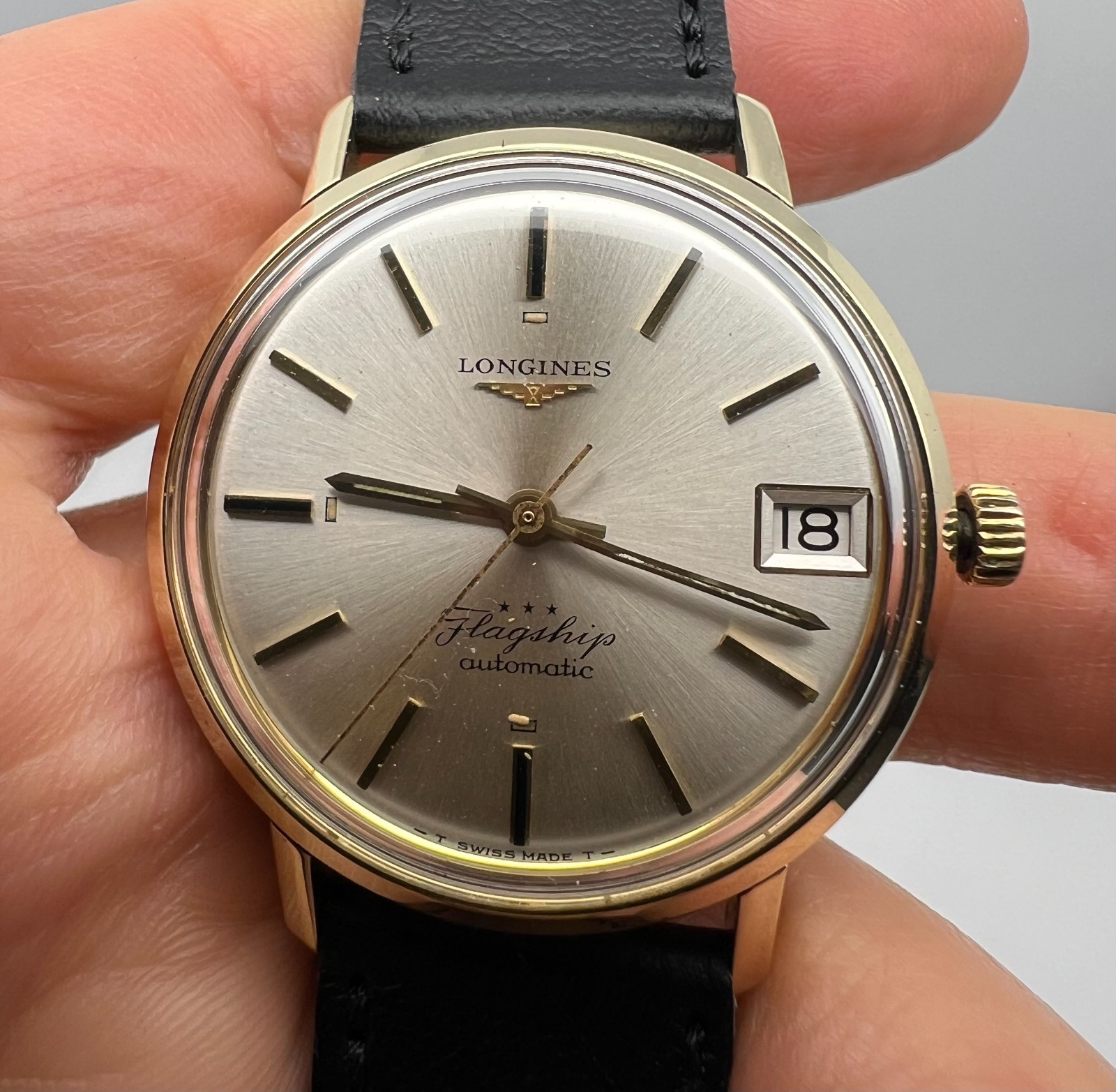Vintage Longines Flagship Automatic Date Men's 35… - image 7