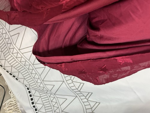 Vestido Torrid Talla 1 Rojo Estampado Estrella Forrado Nuevo Con Etiquetas - Imagen 6 de 10