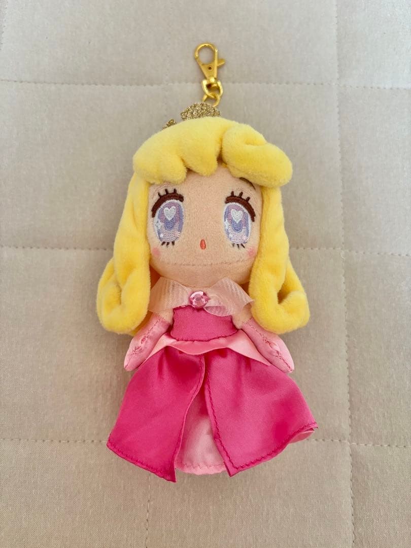 Aurora TINY Princess Plush Keychain Disney Store Japan Limited