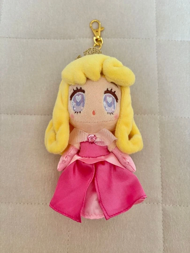 Aurora TINY Princess Plush Keychain Disney Store Japan Limited