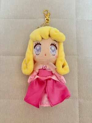 Aurora TINY Princess Plush Keychain Disney Store Japan Limited Doll Toy