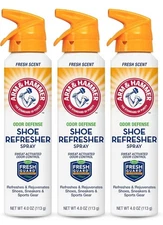 Arm and Hammer Shoe Refresher Spray, Multi-Purpose Odor Remover for All Types of