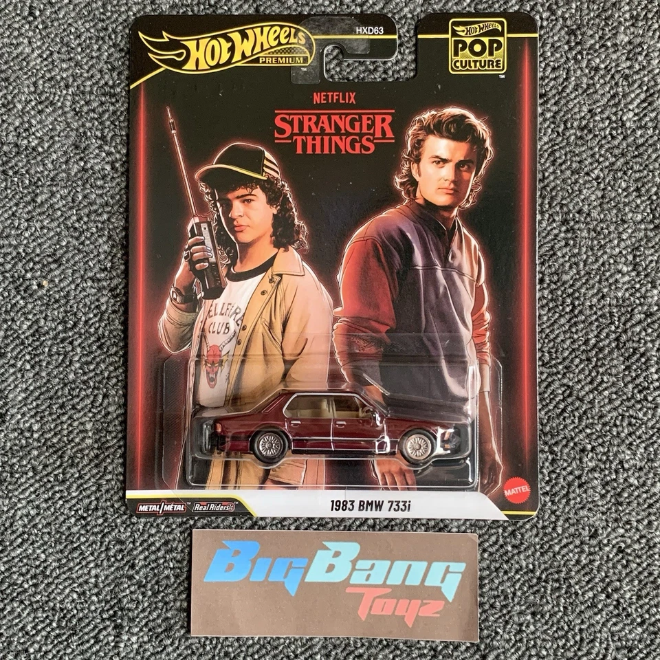 Hot Wheels Stranger Things 1983 BMW 733i Pop Culture 2026-N (auf Lager) Neu Steve