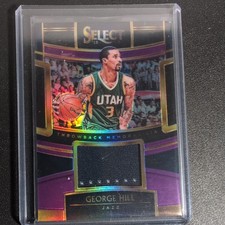 2018-19 Panini Select George Hill Prizm /99 Throwback Memorabilia Patch