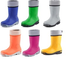 LADEHEID Gummistiefel mit Socken Rutschfest R...