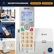 DECT 6.0 Cordless Landline Phone with 1 Handset, Clear Sound, Long Range, Easy S