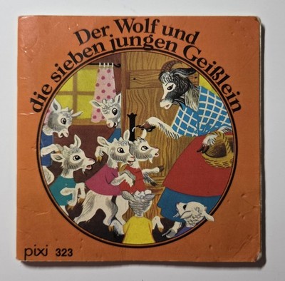 Pixi-Buch Nr 323, Serie 43 - Der Wolf und die sieben jungen Geißler 1981