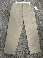 A New Day Women's High Rise Straight Leg Chino Pants, Size 6/R Beige, Stretch