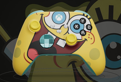 The SpongeBob Movie Limited Edition Xbox Controller