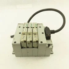 Numatics 052BA4Z2ML00061 Pneumatic Logic Solenoid Valve Bank 24VDC Coil