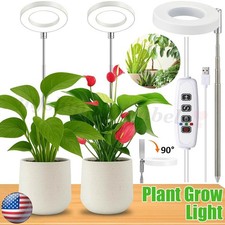 Plant LED Grow Light Full Spectrum Indoor Plants Growing Desk Lamp with 3 Timer