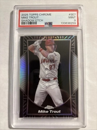 2025 Topps Chrome - Shadow Etch Mike Trout #SE-7