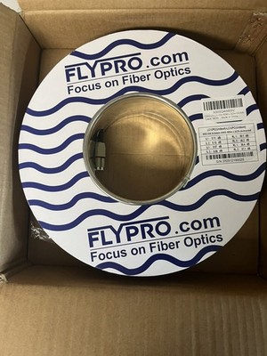 FLYPROFiber- OM3 164 ft/50 m Uniboot LC to LC Outdoor Armored Fiber Patch Cable,