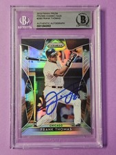 2019 Panini Prizm Cosmic Haze #299 Frank Thomas Auto BGS Signed Autograph