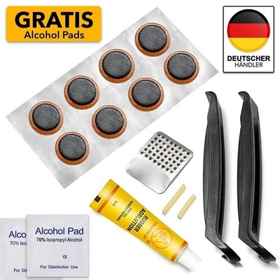 SAMO Fahrrad Flickzeug Reifenreparatur Schlauchreparatur Flickwerkzeug Pannenset