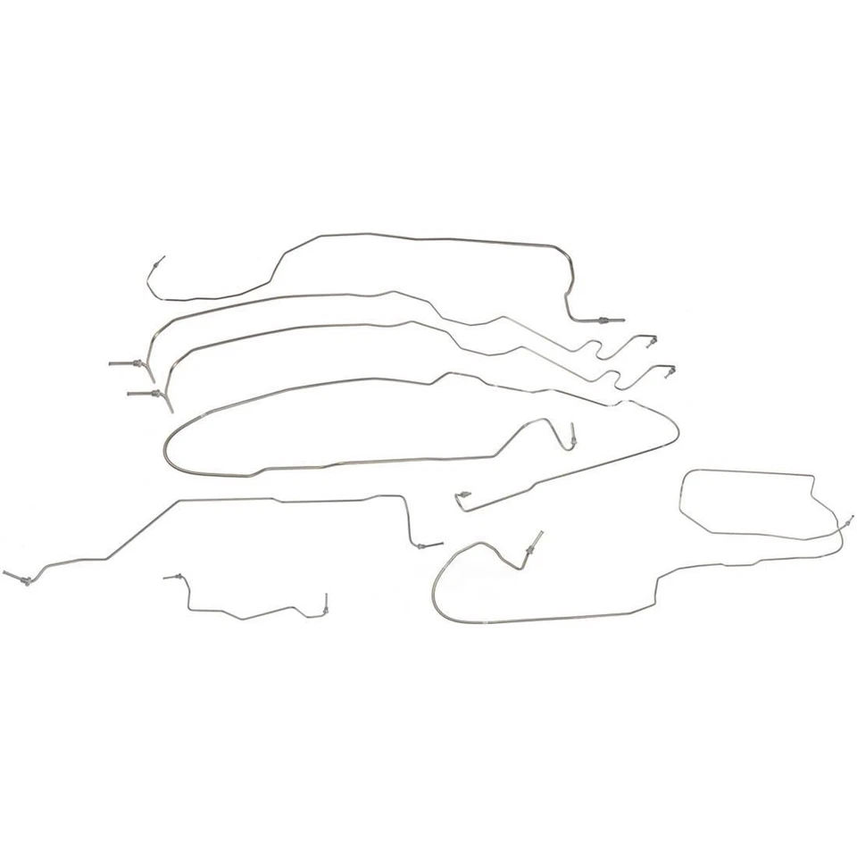 Комплект тормозной магистрали из нержавеющей стали Dorman для 03–07 Ext Cab Silverado Sierra 2500HD - Изображение 2 из 2