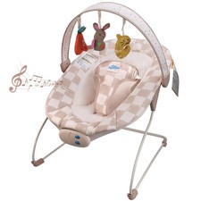 Baby Bouncer Baby Bouncer seat, Infants Bouncy Seat with Music Sensory To...