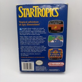 Startropics (Nintendo NES, 2000) CIB Complete With Manual