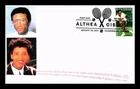 DR JIM STAMPS US COVER ALTHEA GIBSON TENNIS CHAMPION BLACK HERITAGE FDC