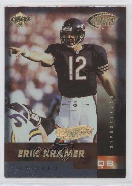 1999 Collector's Edge Fury Gold Ingot Erik Kramer #81 11pj