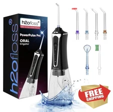 Cordless Water Flosser Dental Oral Irrigator Travel Teeth Cleaner Floss Pick