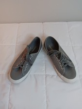 Superga Unisex Cotu Classic Grey Sneaker Shoe Sz 39 Womens 8 Men 6.5