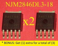 (2)+Bonus NEW IC NJM2846DL3-18/NJM2846DL3 PRO-150FD PRO-111FD VOLTAGE REGULATOR