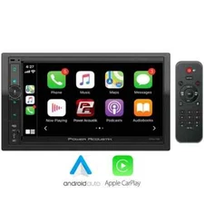 Power Acoustik CPAA-70M Car Double Din 7" Android Auto Apple CarPlay Bluetooth