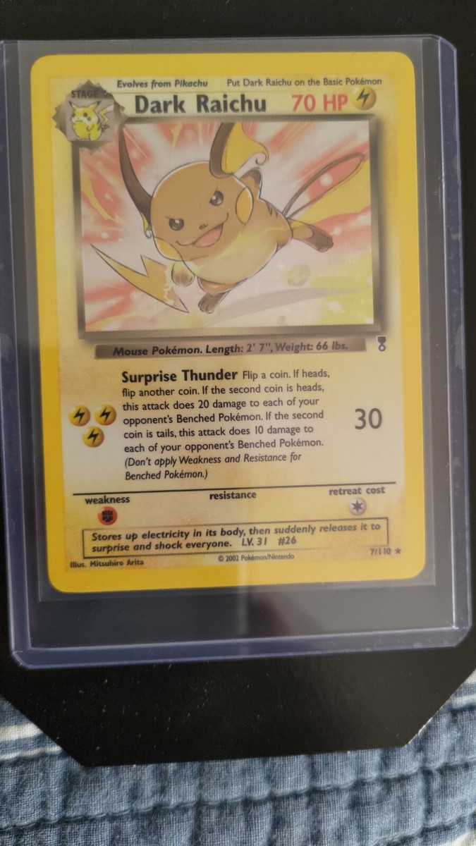 ダークライ ホロレア 110 Pokemon TCG Dark Raichu Legendary Collection 7/110 Rare