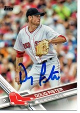 Doug Fister Boston Red Sox 2017 Topps Update Signed Card