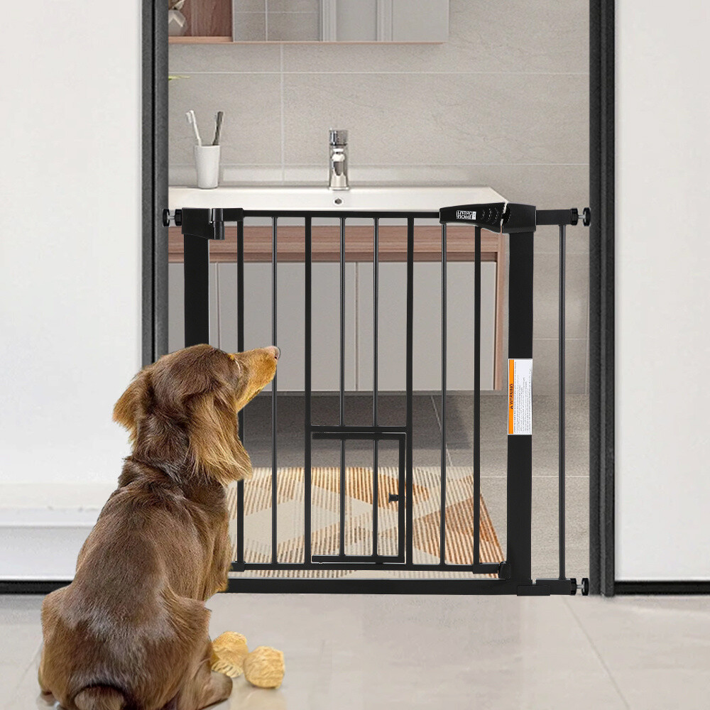 Pet Safety Gate Door Barrier Dog Metal Pet Barrier for Doorway