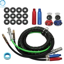 For Semi Truck Tractor 12FT Three-in-One Wrap Set Air Line Hose Assemblies