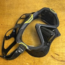 Mares Pure Wire Dive Mask - Yellow/Gray/Black - For Scuba and Snorkeling