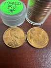 Roll Of 1942 D Brilliant Uncirculated Lincoln Wheat Pennies