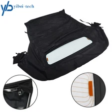 For Ford Mustang 2005-2014 Black Convertible Soft Top with Heated Glass Window