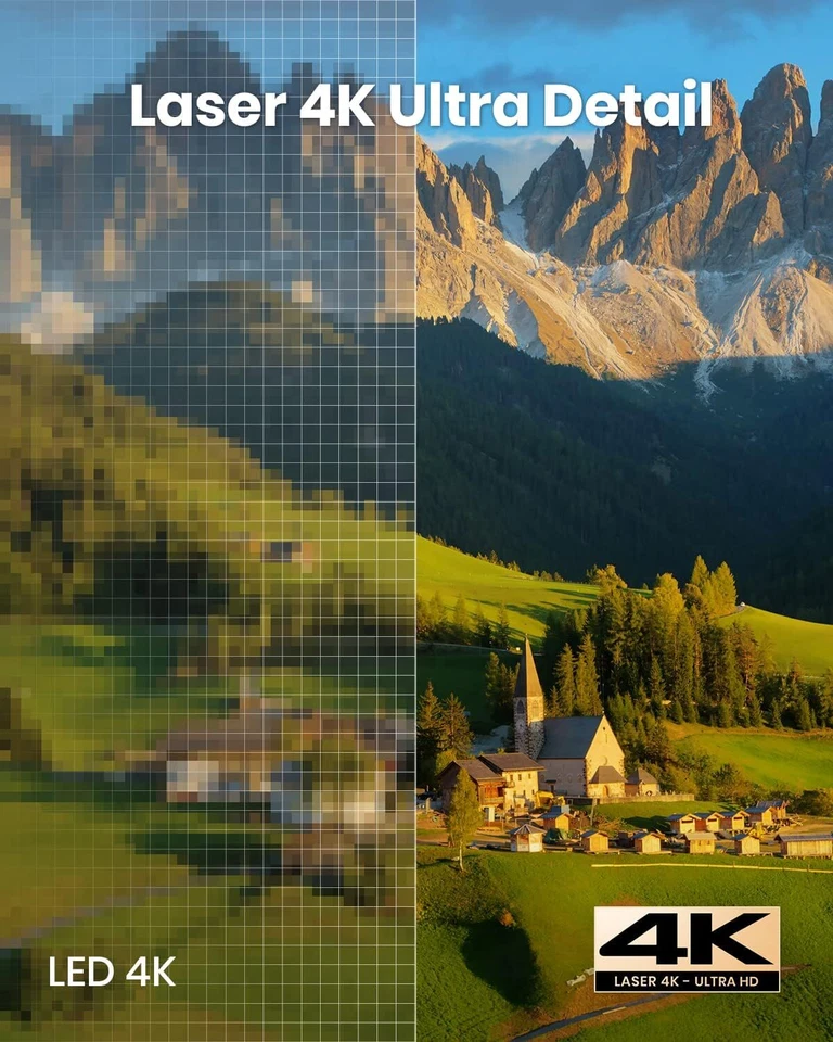 NEBULA Cosmos Laser 4K Projector Android TV 10.0 Auto focus Dolby 30W Speaker - Image 2 of 4