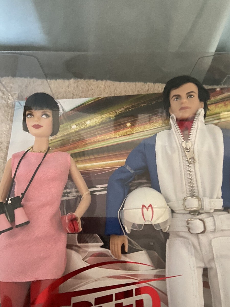 2007 Mattel Barbie Pink Label “SPEED RACER” Barbie and Ken Doll