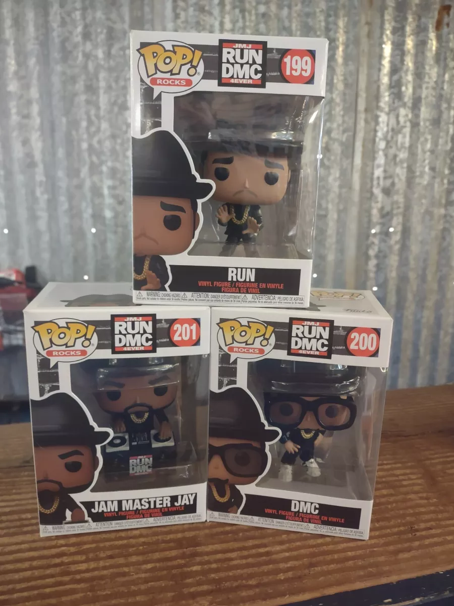 Funko Pop! Rocks RUN-DMC Complete Set of 3
