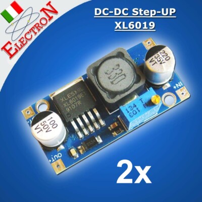 2x DC-DC Step-UP XL6019 Wandler 5V-32V auf 5,6-44V Netzteil UPG LM2577