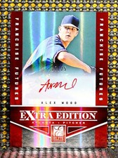 ALEX WOOD - 2012 ELITE EXTRA EDITION FRANCHISE FUTURES SIGNATURES RED INK #ED/25