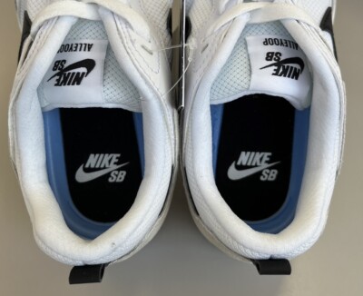 Size 9.5 - Nike Alleyoop SB White Black for sale online | eBay display picture 2