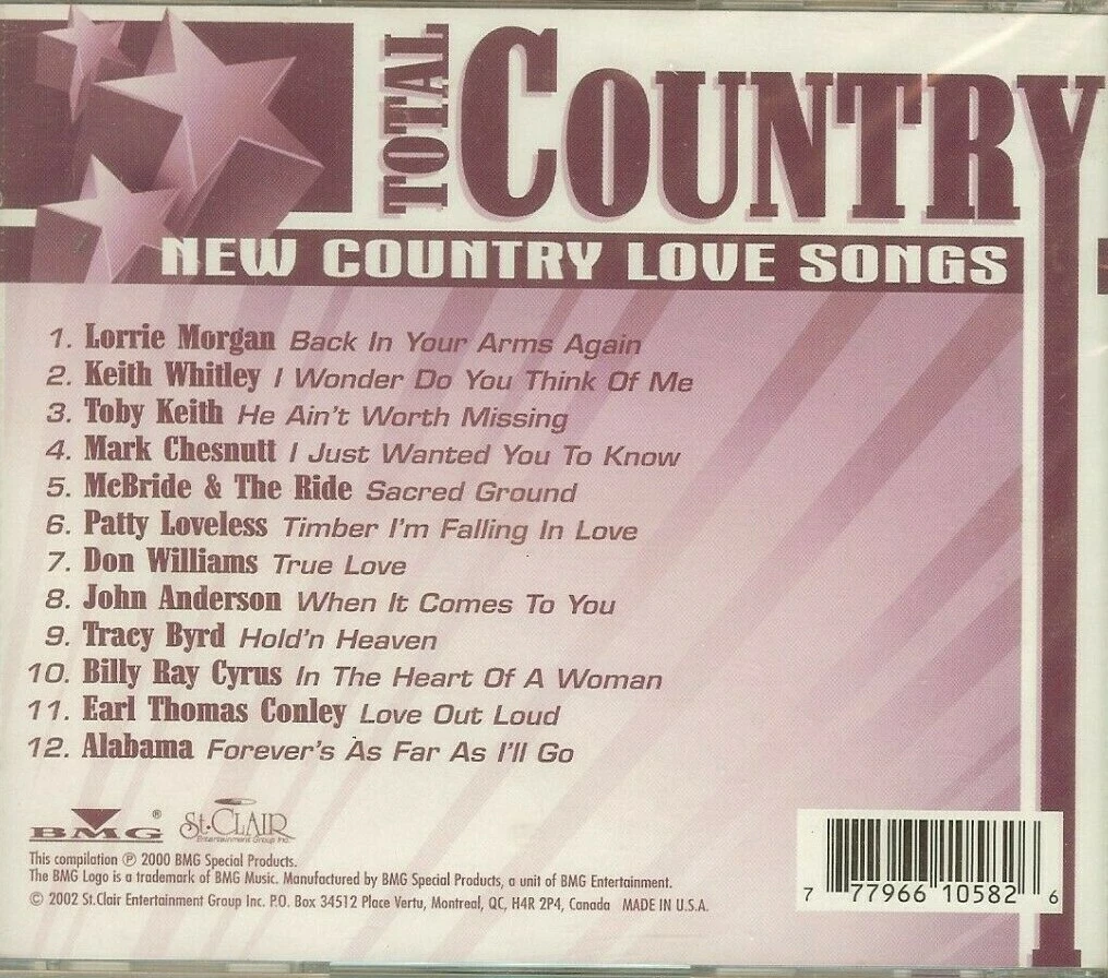 NEW COUNTRY LOVE SONGS VARIOUS CD NEW SEALED eBay