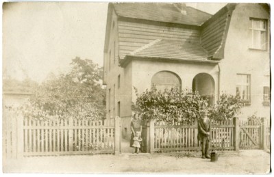 Postcard Ketschendorf Fürstenwalde residential house residents photo postcard 1925