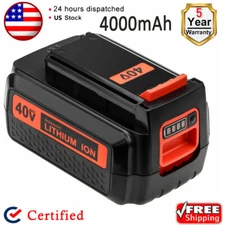 Battery Replacement 40V Lithium Ion for Black and Decker  LBX36 LBX2040 LBXR36
