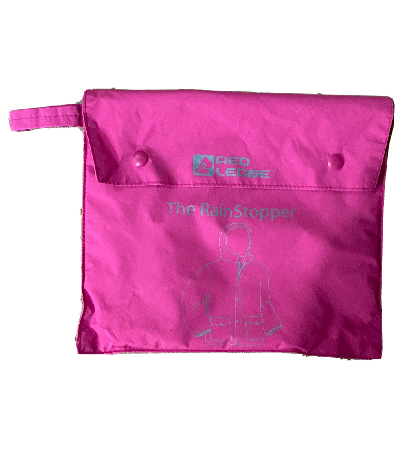 Red Ledge Rain Pants Pink Girl Sz L Rainstopper Camping Elastic Waist