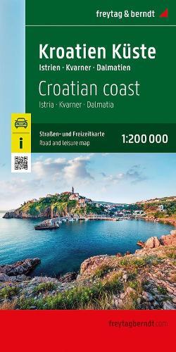 Croation Coast Road and Leisure Map (Map)